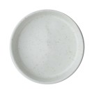 Plat latéral blanc Nourish en orge, 120 mm, Lot de 12 - Finedine