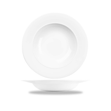 Bol à bord standard blanc Alc Ambience 12,5" / 850 ml - Finedine