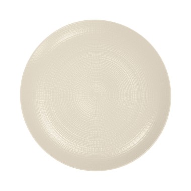Assiette à dîner ronde Modulo Nature en kaolin 280 mm - Finedine
