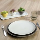 Assiette à dîner ronde Modulo Nature en kaolin 280 mm - Finedine