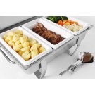 Conteneur en porcelaine GN 2/3 blanc, 350x320x(H)65mm - Finedine