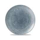 Assiette Plate Raku Topaz Bleu Evolve 10,25" / 260 mm - Finedine