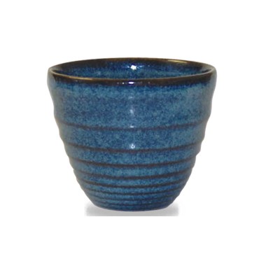 Pot à tremper à ondulations bleu saphir 4 oz / 110 ml - Finedine