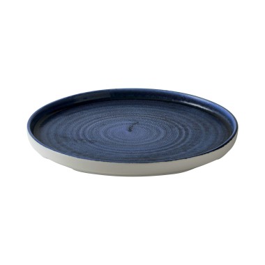 Assiette à parois Stonecast Plume ultramarine, 210 mm - Finedine