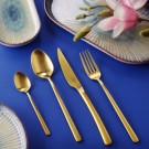 Cuillère à café Amarone Gold, OVE, 146 mm, Lot de 12 - Finedine