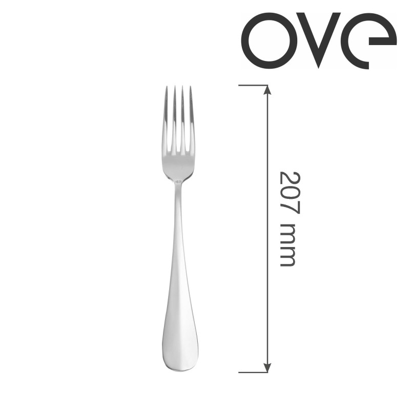 Fourchette de table Baguette, OVE, 207 mm, Lot de 12 - Finedine