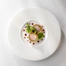 Assiette à bord standard blanche Alc Ambience 217 mm - Finedine