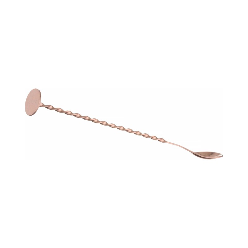 Cuillère de bar avec pilon, Bar up, Cuivre, 280x35mm - Finedine