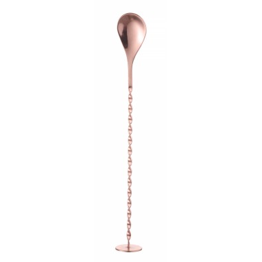 Cuillère de bar avec pilon, Bar up, Cuivre, 280x35mm - Finedine