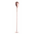 Cuillère de bar avec pilon, Bar up, Cuivre, 280x35mm - Finedine