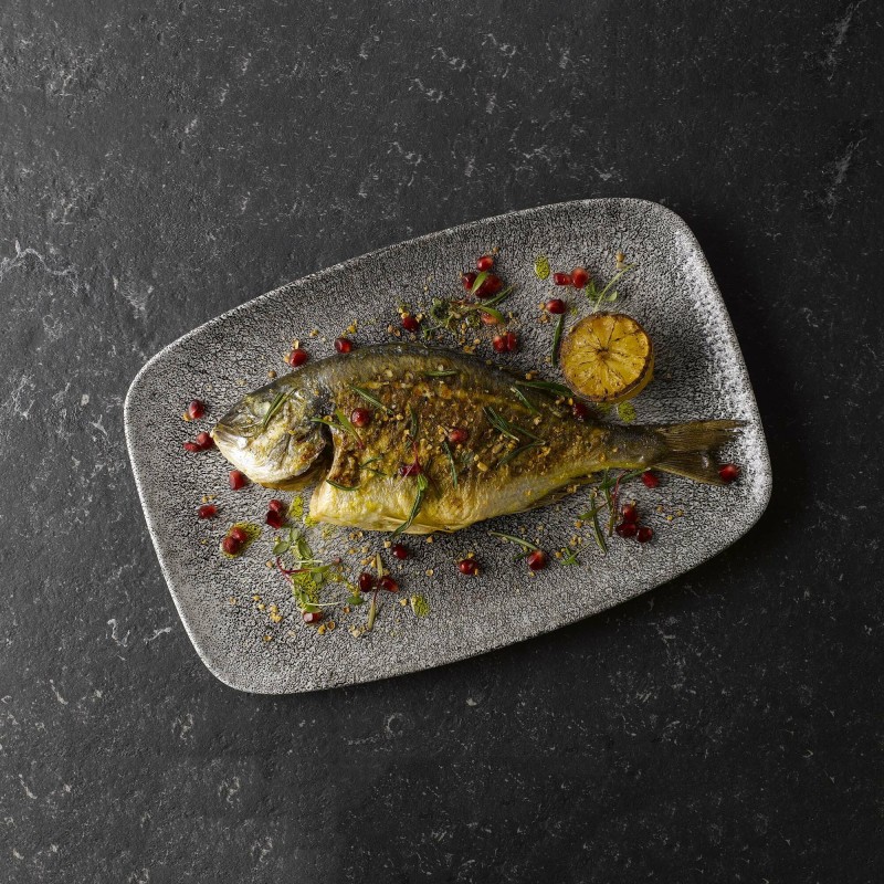Assiette Plate Raku Quartz Noir Evolve 6.5" / 165 mm - Finedine