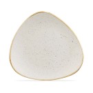 Assiette triangulaire Barley White Stonecast, 229 mm - Finedine