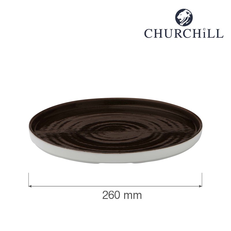 Assiette à paroi noire Stonecast Patina Iron, 210 mm - Finedine