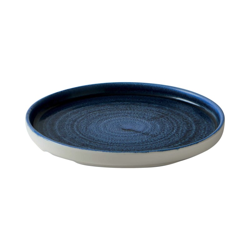 Assiette à paroi Stonecast Plume ultramarine, 210 mm - Finedine