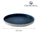 Assiette à paroi Stonecast Plume ultramarine, 210 mm - Finedine