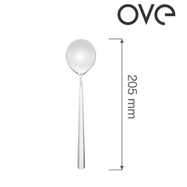 Cuillère à bouillon Amarone, OVE, 205 mm, Lot de 12 - Finedine