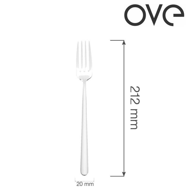 Fourchette de table Amarone, OVE, 212 mm, Lot de 12 - Finedine
