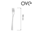 Fourchette à dessert Bergen, OVE, 186 mm, Lot de 12 - Finedine