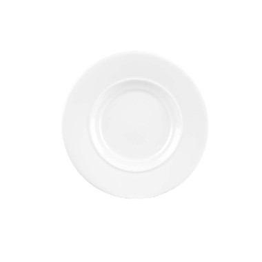 Soucoupe à thé blanche Alc Ambience 6 1/2" / 165 mm - Finedine
