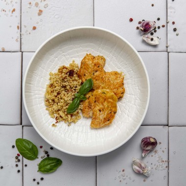 Plat de service nordique avec poignée, 300x220x30mm - Finedine