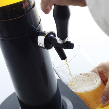 Tireuse à bière, Comptoir, 5L, Noir, Ø100x(H)1150mm - Finedine