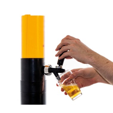 Tireuse à bière, Comptoir, 5L, Noir, Ø100x(H)1150mm - Finedine