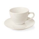 Tasse élégante Crema avec soucoupe, 70ml, Lot de 6 - Finedine