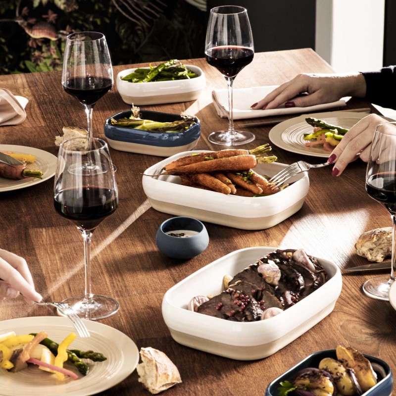 Assiette à dîner ronde Bahia Pierre de Lune 230 mm - Finedine