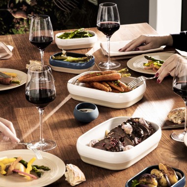 Assiette à dîner ronde Bahia Pierre de Lune 290 mm - Finedine