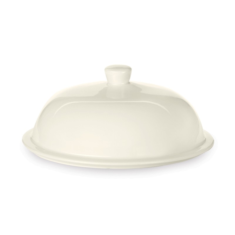 Cloche en ivoire pour assiette creuse, 220x(H)96mm - Finedine