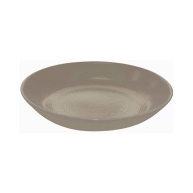 Modulo Nature Plat creux rond terre d'ombre 210 mm - Finedine