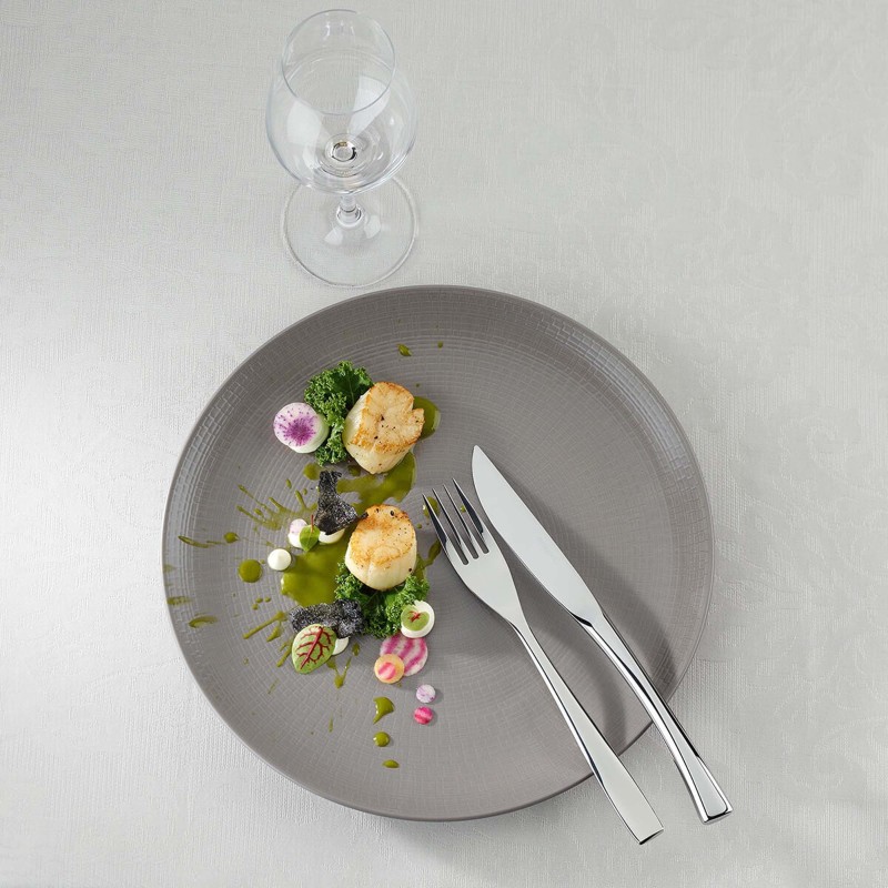 Modulo Nature Plat creux rond terre d'ombre 210 mm - Finedine