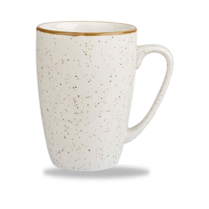 Tasse en porcelaine Stonecast Barley White, 340 ml - Finedine