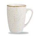 Tasse en porcelaine Stonecast Barley White, 340 ml - Finedine