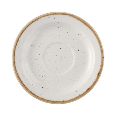 Saucer en céramique Stonecast Barley White, 150 mm - Finedine