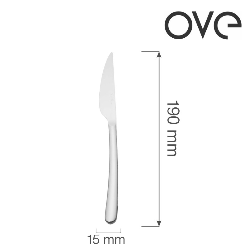 Couteau à dessert Amarone, OVE, 190 mm, Lot de 12 - Finedine