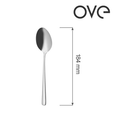 Cuillère à dessert Bergen, OVE, 184 mm, Lot de 12 - Finedine