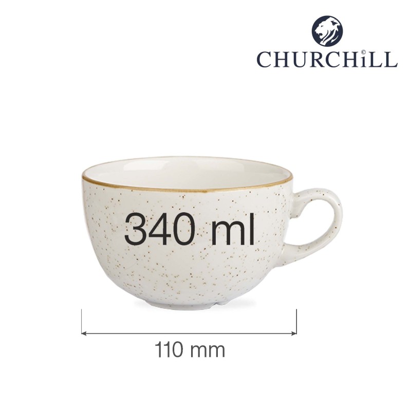 Tasse à cappuccino Barley White Stonecast, 340 ml - Finedine