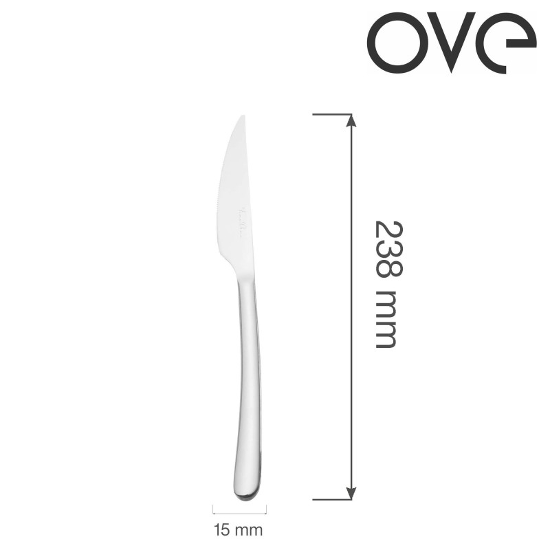 Couteau de table Amarone, OVE, 238 mm, Lot de 12 - Finedine