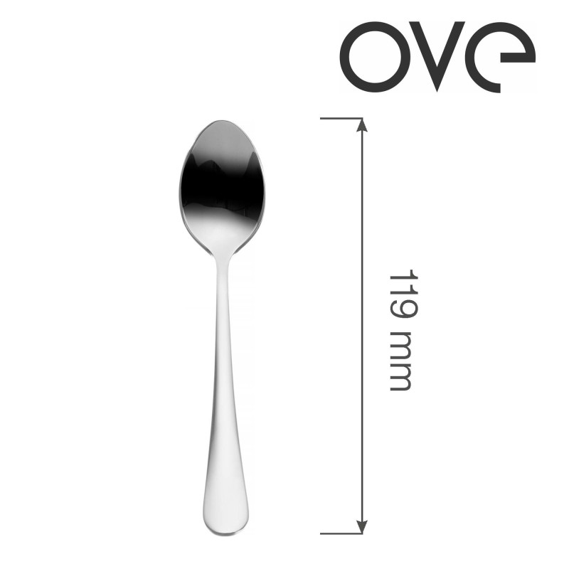 Cuillère à café Navarino, OVE, 119 mm, Lot de 12 - Finedine