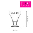 Coupe à glace et dessert Frosty 305 ml, Lot de 6 - Finedine