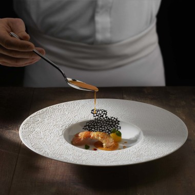 Assiette ronde à pain et beurre L Couture 140 mm - Finedine