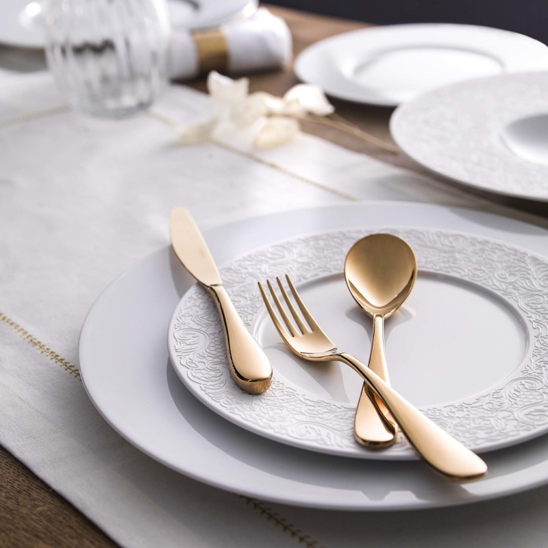 Assiette ronde à pain et beurre L Couture 140 mm - Finedine