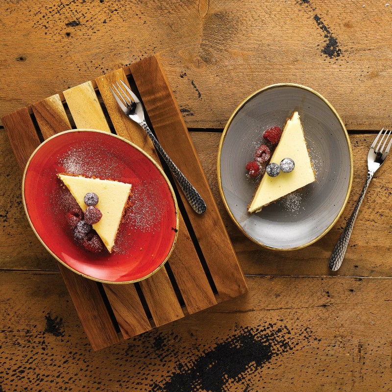 Assiette Lotus Rouge Baie Stonecast 10" / 265 mm - Finedine