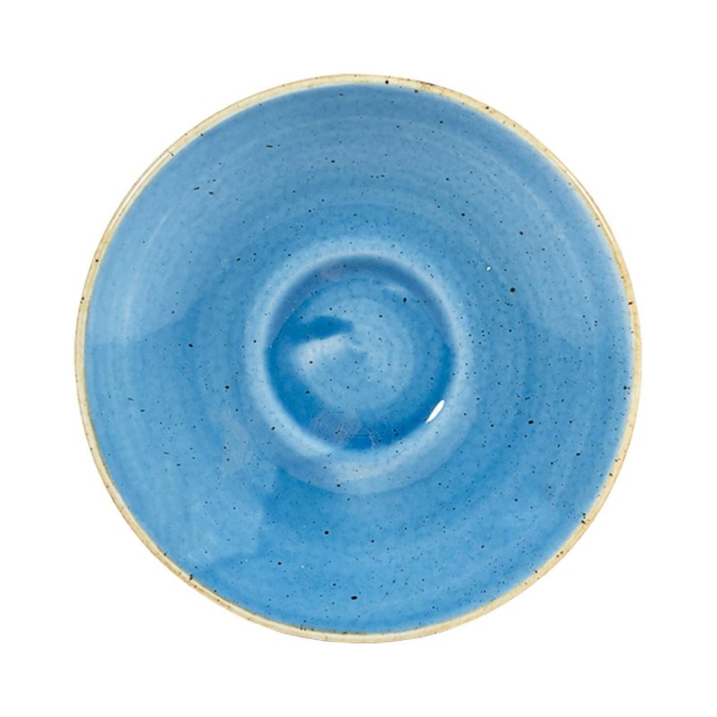 Sous-tasse en pierre bleu myosotis 4,5" / 118 mm - Finedine