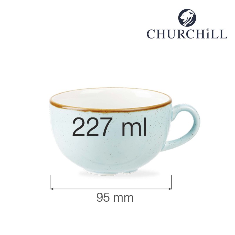 Tasse à cappuccino Duck Egg en Stonecast, 227 ml - Finedine