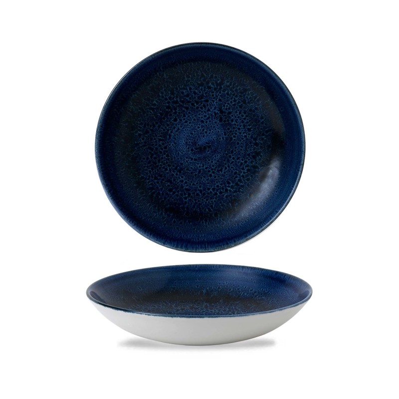 Bol en coupe Stonecast Plume Ultramarine, 248 mm - Finedine