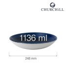 Bol en coupe Stonecast Plume Ultramarine, 248 mm - Finedine
