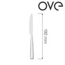 Couteau à dessert Adria, OVE, 192 mm, Lot de 12 - Finedine
