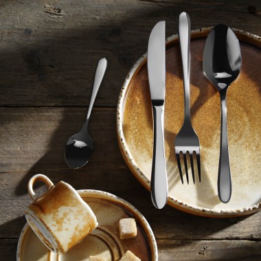 Cuillère à dessert Como, OVE, 187 mm, Lot de 12 - Finedine